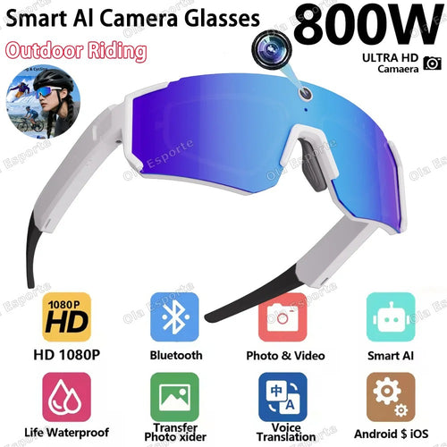 2026 New 4K HD AI Smart Cycling Glasses