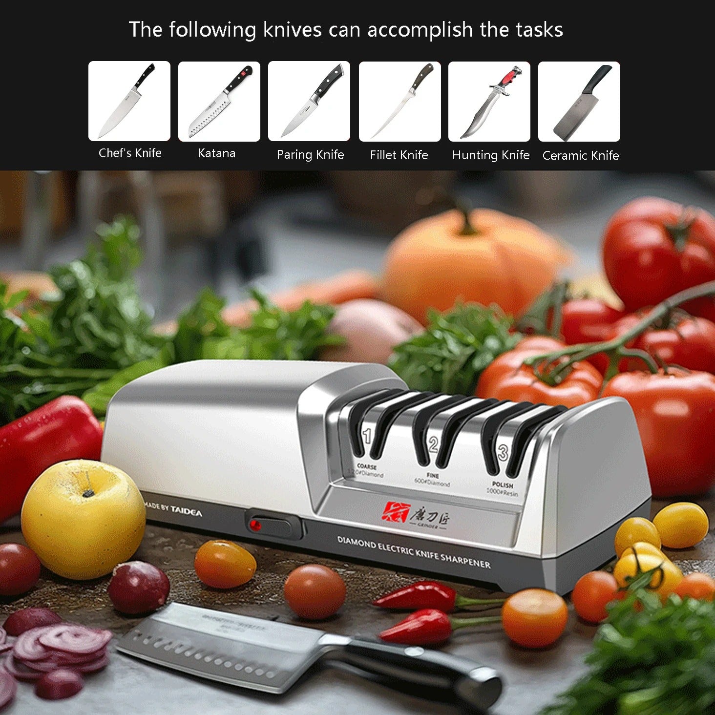 TAIDEA Professional Electric Knife Sharpener