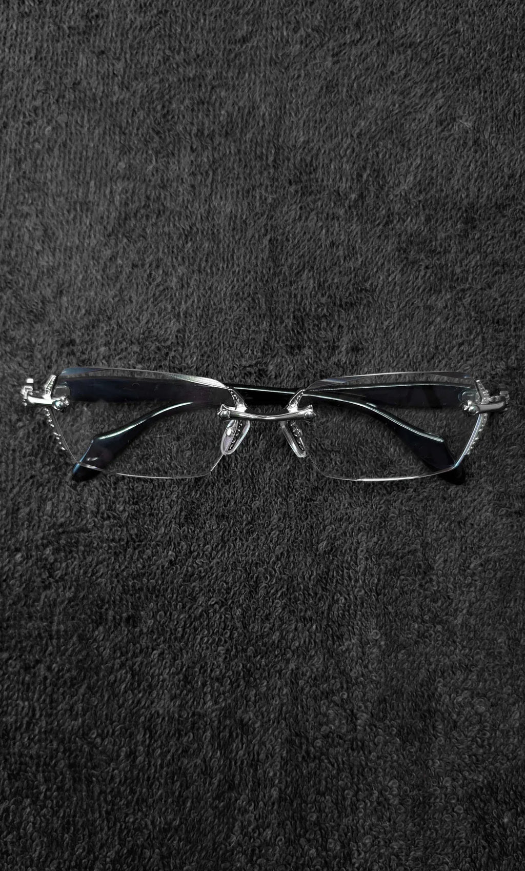 Astra Unisex Rimless UV Shield glasses