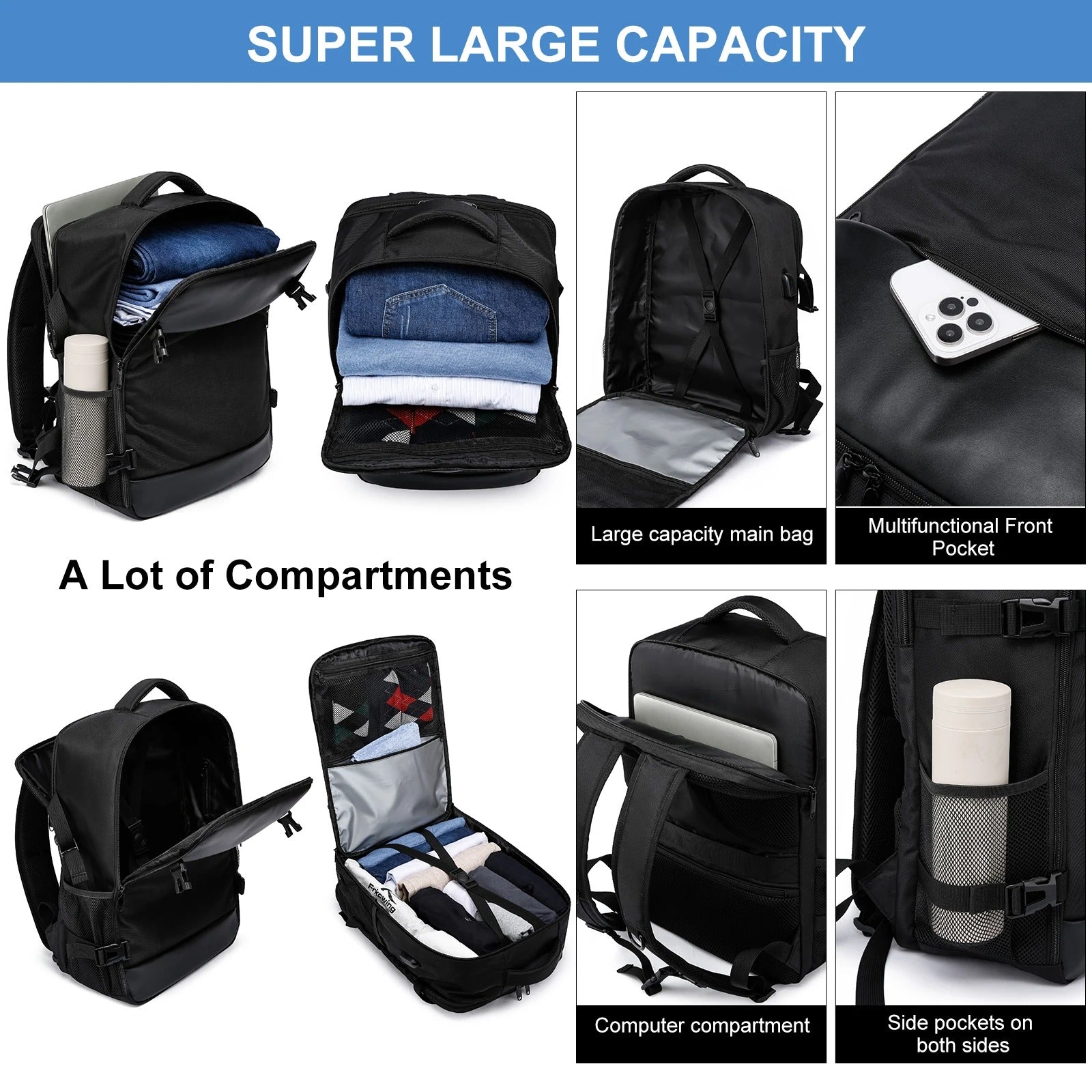 Cabin Bag Travel Backpack unisex Laptop Backpack