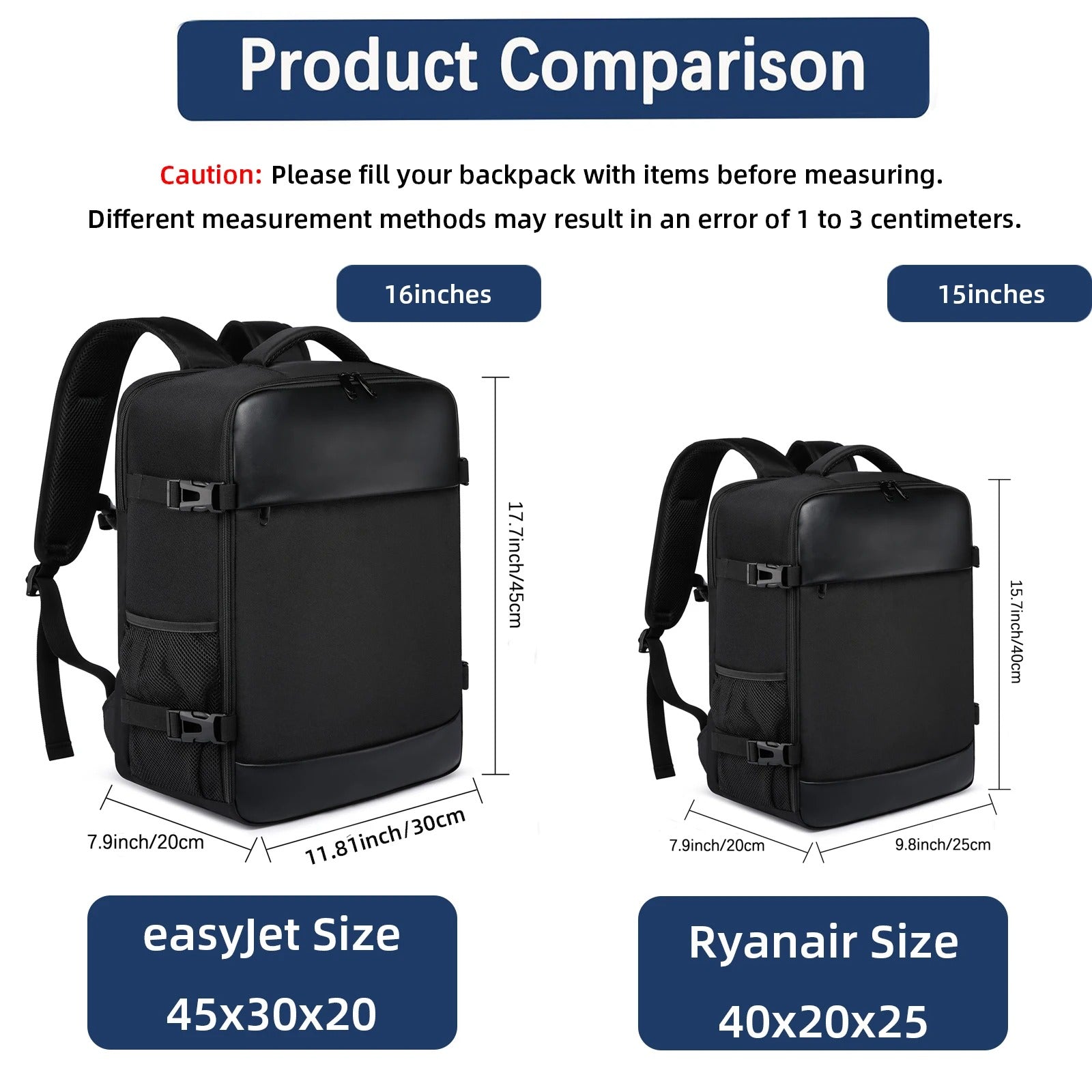 Cabin Bag Travel Backpack unisex Laptop Backpack