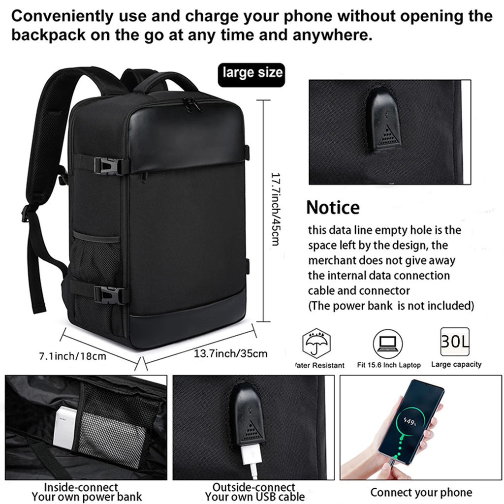 Cabin Bag Travel Backpack unisex Laptop Backpack